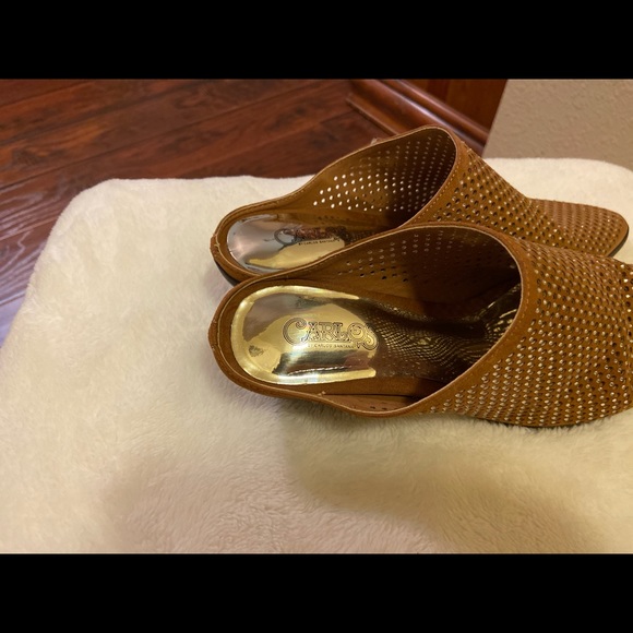 Carlos by Carlos Santana Studded Mules - Picture 7 of 8